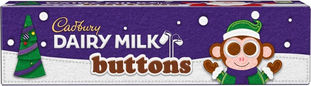 Cadbury Dairy Milk Buttons Chocolate Tube 72 g (Pack of 1)