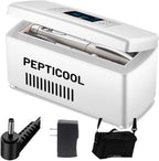 Peptide & Insulin Cooler, Peptide Cooler, Portable Insulin Cooler Box, Keeping Cooling 2-8℃ with LED Display, Mini Refrigerator, Carrying Organizer (1PCS)