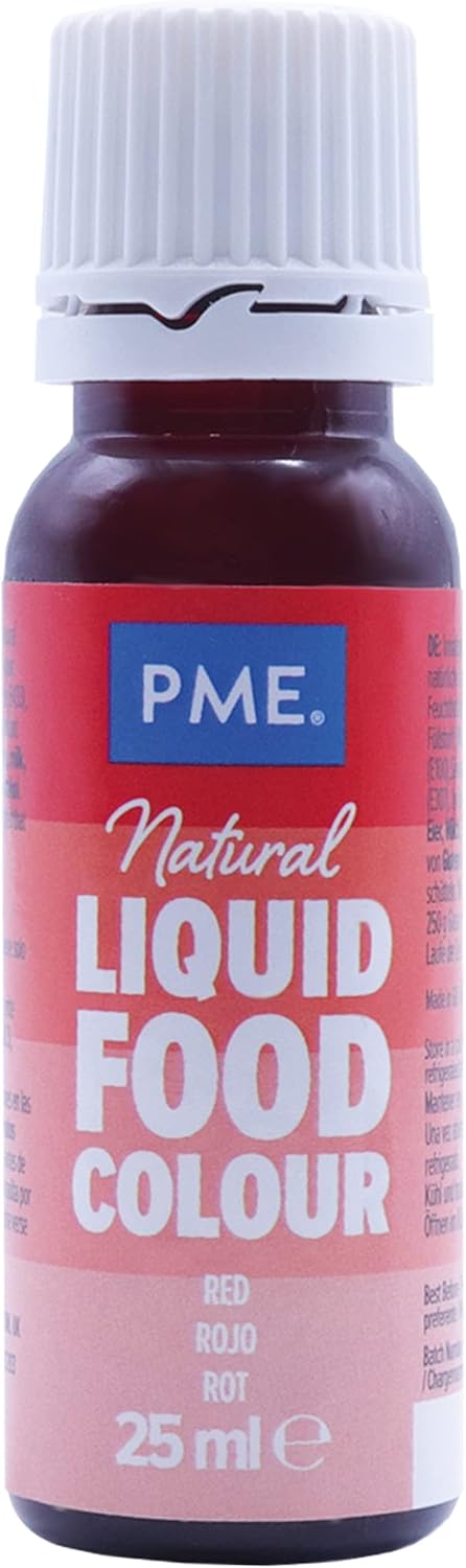 PME 100% Natural Food Colouring - Red 25 g