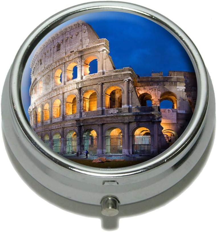 City of Rome Italy - Roman Colosseum Pill Case Trinket Gift Box