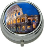 City of Rome Italy - Roman Colosseum Pill Case Trinket Gift Box
