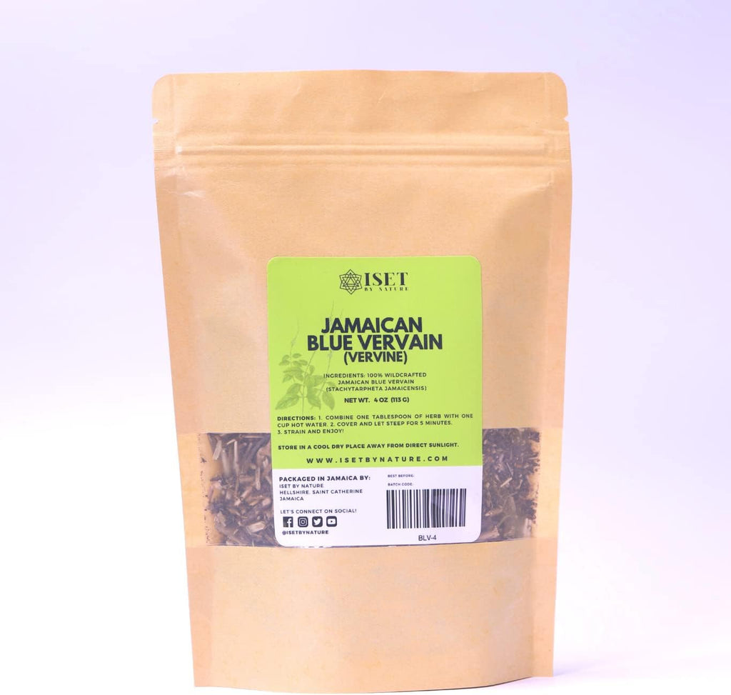 Jamaican Blue Vervain Tea, Loose Leaf Herb, 4 oz
