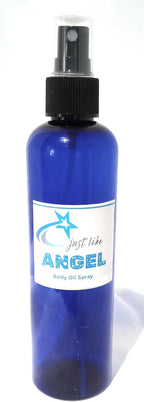 Body Oil Spray – Inspired by Angel Fragrance – Long Lasting Perfume Body Oil Mist – Lightweight Moisturizing Dry Body Oil – Non Greasy Formula – Fine Mist Spray – 8 oz