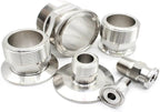 1/4" 3/8" 1/2" 3/4" 1" -4" NPT Male x 0.5" 0.75" 1.5" 2" -4" Tri Clamp Connector Pipe Fitting 304 316L Stainless Steel(2-NPT-K77.5,SUS316L) AIQFTGSNS