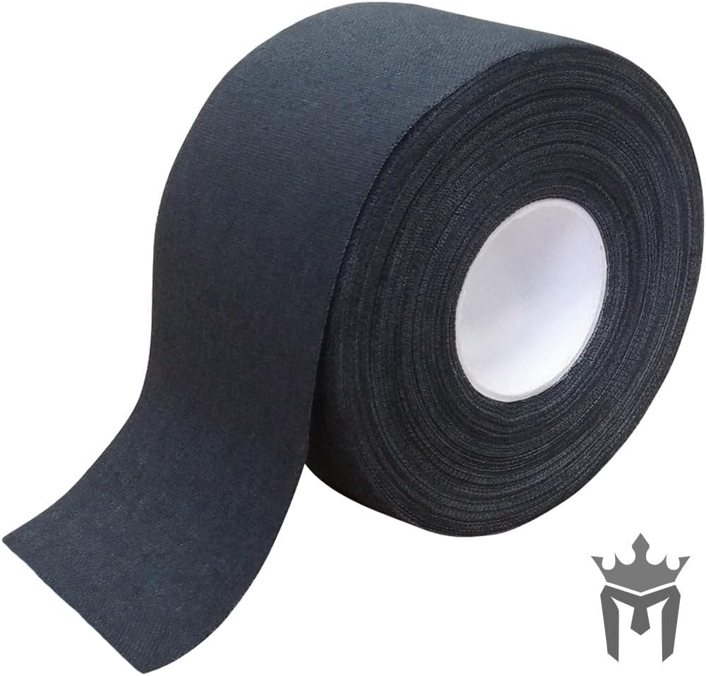 Meister 15Yd x 1.5" Premium Athletic Trainer's Tape for Sports and Medical (50% Longer) - Black - 1 Roll