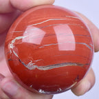 Stone Red Jasper Crystal Ball Stone Crystal Sphere Quartz Home Decor(200-300g)