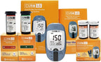 Home Blood Cholesterol Test Kit - CURO L5 Digital Meter - (10 Total Cholesterol Strips & 10 Triglycerides Test Strips and 50 Glucose Test Strips Included)