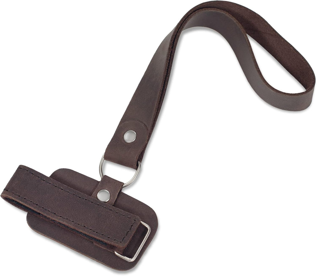 Asterom Handmade Leather Cane Strap - Stylish Wrist Strap for Canes and Walking Sticks