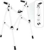 Stander Wonder Walker Lite, Lightweight Folding Mobility Aid for Adults, Seniors, and Elderly, Collapsible Travel Assistant with Rubber Feet for Support, Vivid White