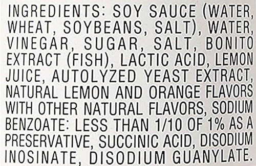 Kikkoman Soy Sauce, Ponzu Citrus, 10 Fl Oz