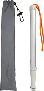 Walking Stick for Blind Telescopic Cane with Storage Bag, 49" Extented Anti Slip Shockproof Folding Reflective Retractable Telescoping Prop Gadgets Items for Seeing Eye Vision Visually Impaired People