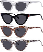 Eyekepper 4-Pack Chic Bifocal Reading Glasses Women Bifocal Readers