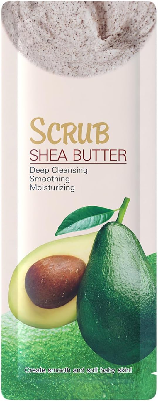 Shea Butter Body Scrub Pack: 10 Units for Gentle, Daily Skin Cleansing Green One Size