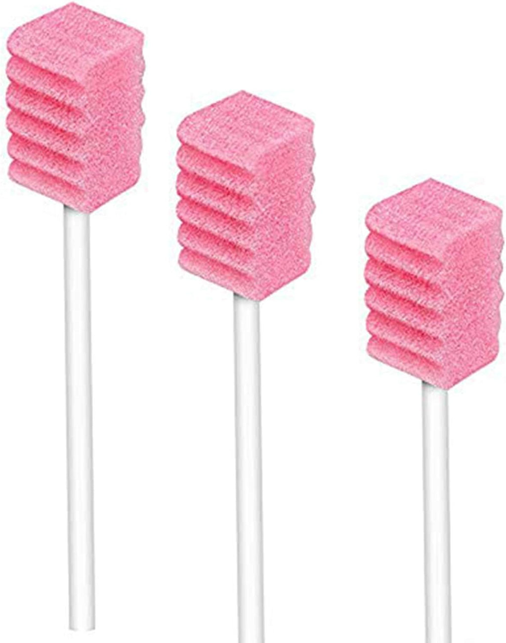 (50 Pack) Disposable Oral Swabs, Sterile Dental Sponge Swabsticks Unflavored for Mouth or Gum Cleaning