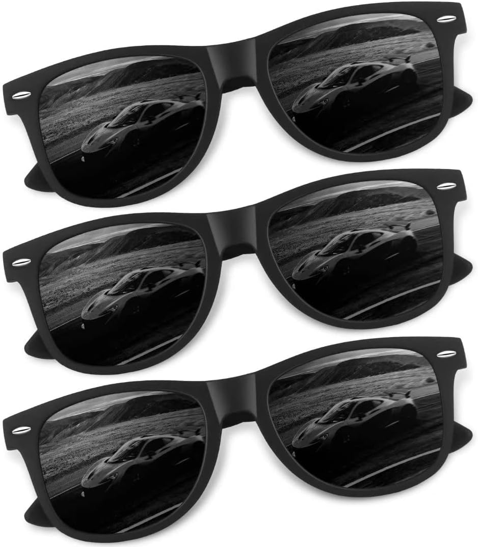 CGID Retro Polarized Sunglasses Men Womens Lightweight Black Shades UV400 Driving Fishing Golf