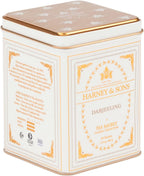 Harney & Sons Darjeeling Black Tea, 20 Sachets of Black Tea | Classic Collection, 20 sachet tin