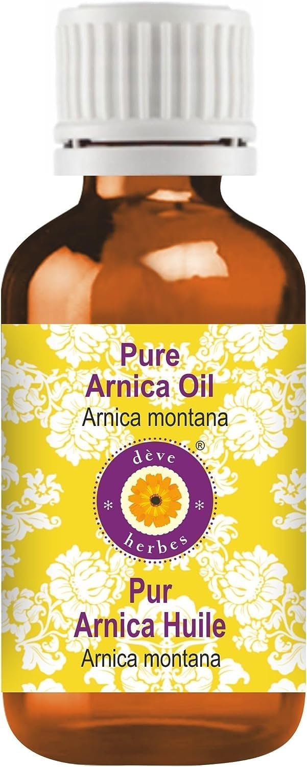 Deve Herbes Arnica Oil (Arnica montana) | Infused | Pure | Non-Sticky | Lightweight | For Facial Care | Men & Women | 50ml (1.69 oz)