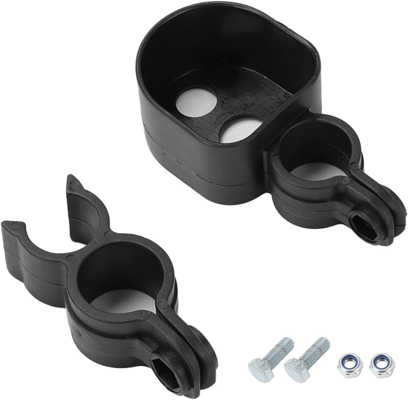 2 PCS Cane Holder for Walker Wheelchair Walker, Cane Universal Accessories for Wheelchair Rollator, Walking Stick Canes Clips for Wheelchairs Electric Scooters Elderly Walkers