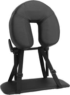 Fockety Massage Table Face Cradle, U Shape Universal Adjustable Height Massage Face Cradle with Hand Rest, PU Leather Folding Massage Table Headrest Pillow for Massage Tables Headrest
