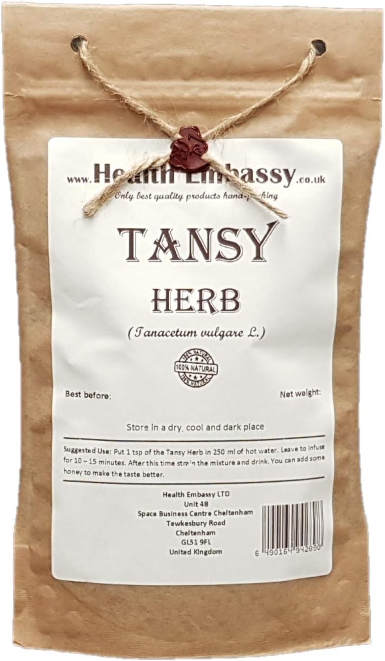 Health Embassy Tansy Herb | Tanacetum Vulgare L | Herbal Tea (50g)