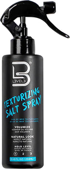 L3 Level 3 Sea Salt Texturizing Spray - Creates Beachy Waves and Texture - Casual Hair Finish (8.45 Fl Oz)
