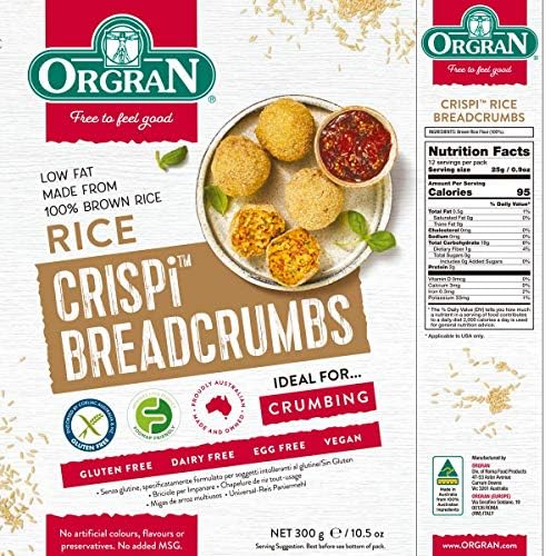 Orgran All Purpose Rice Crumbs, 10.5 Ounce