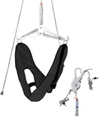Adjustable Neck Traction Device, The Hook Design is controllable, The Gear Design Does not Need to Hang Heavy Objects, Easy to use, Effectively relieves Neck Pain, Suitable for Home or Outdoor