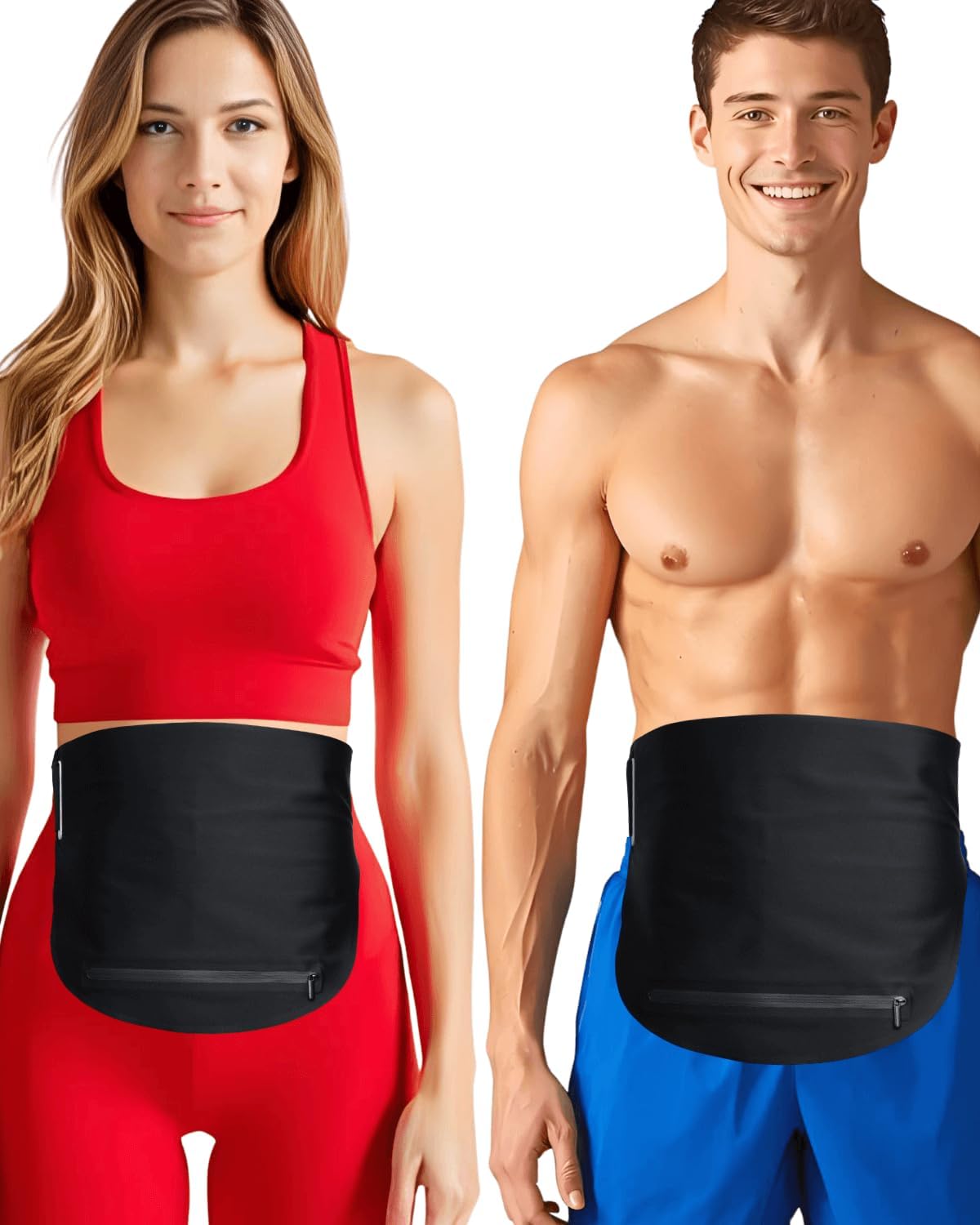 Ostomy Belt, Ostomy Bag Covers for Women, Discreet Colostomy Bags Cover for Men, Ileostomy Bag Covers Leak Proof, Adjustable Stealth Wrap Belt for Urostomy, Stoma & Colonoscopy Bag, L-XXL