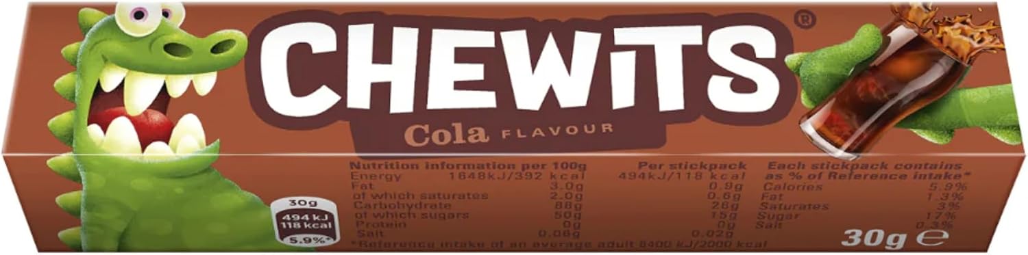 Chewits Cola Chewy Sweets 30 g (Pack of 40)