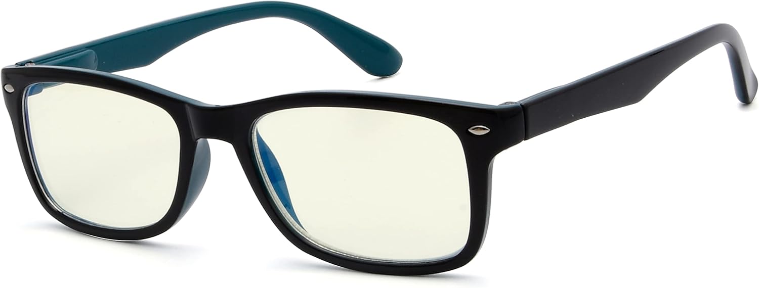 Eyekepper Computer Reading Glasses,Reduce Eye Strain Computer Readers (Black Blue,+0.75)