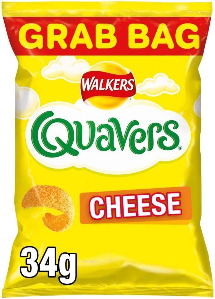 Quavers Cheese Grab Bag - 34g - Pack of 4