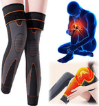 Tourmaline Acupressure Selfheating Knee Sleeve, Tourmaline Acupressure Self-Heating Shaping Knee Sleeve, Tourmaline Acupressure Knee Sleeve (Orange-Regular,XL)