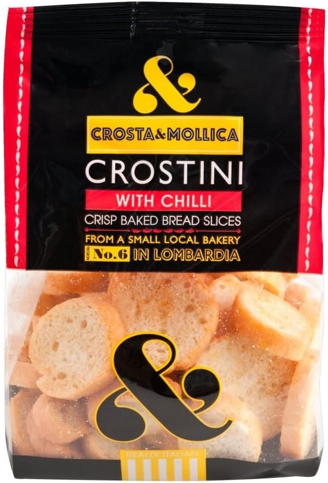Crosta & Mollica Crostini - Chilli (150g) - Pack of 6