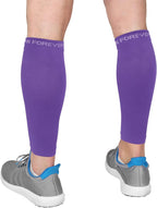 Run Forever Calf Compression Sleeves for Men and Women - Leg Compression Sleeve - Footless Compression Socks for runners
