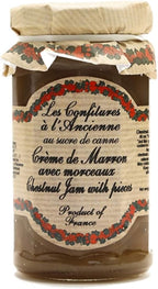 Chestnut Jam (Crème de Marrons) Andresy All natural French jam pure sugar cane 9 oz jar Confitures a l'Ancienne, One