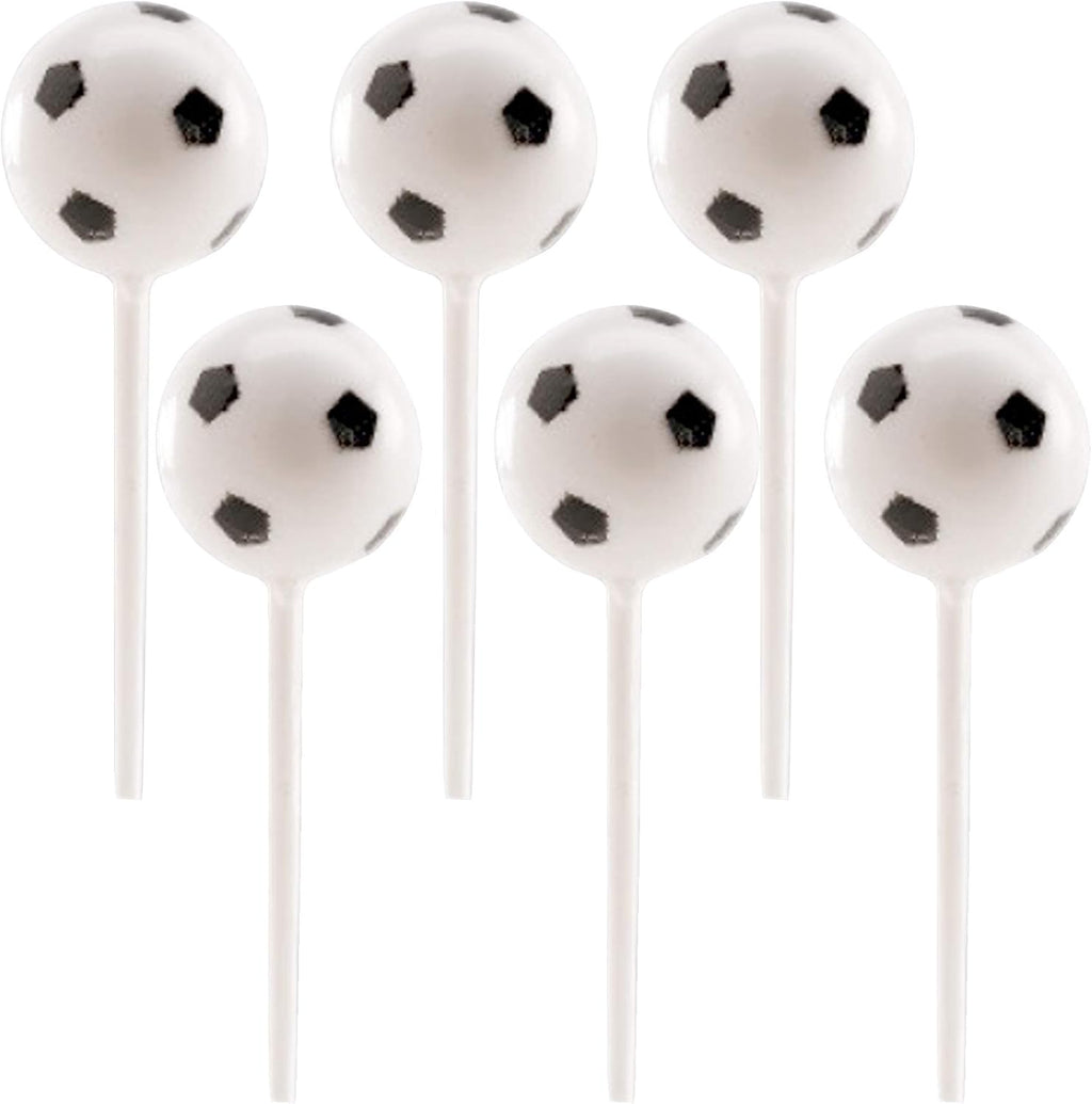 Dekora, Football Cupcake Toppers, Game Day Party Decorations, 6 Units