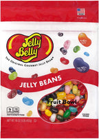 Jelly Belly Fruit Bowl 16 Flavors Jelly Beans - 1 Pound (16 Ounces) Resealable Bag - Genuine, Official, Straight from the Source