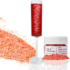 Edible Red Drink Glitter for Cocktails by Sip and Shimmer – Food Grade Shimmer Dust for Drinks, Champagne, Prosecco & Cocktails – Cocktail Glitter Powder – 25 Servings