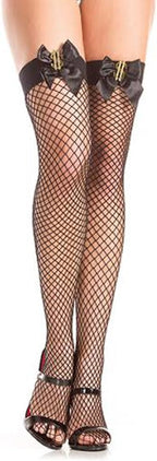Be Wicked Women's Dollar Sign Thigh High Stockings