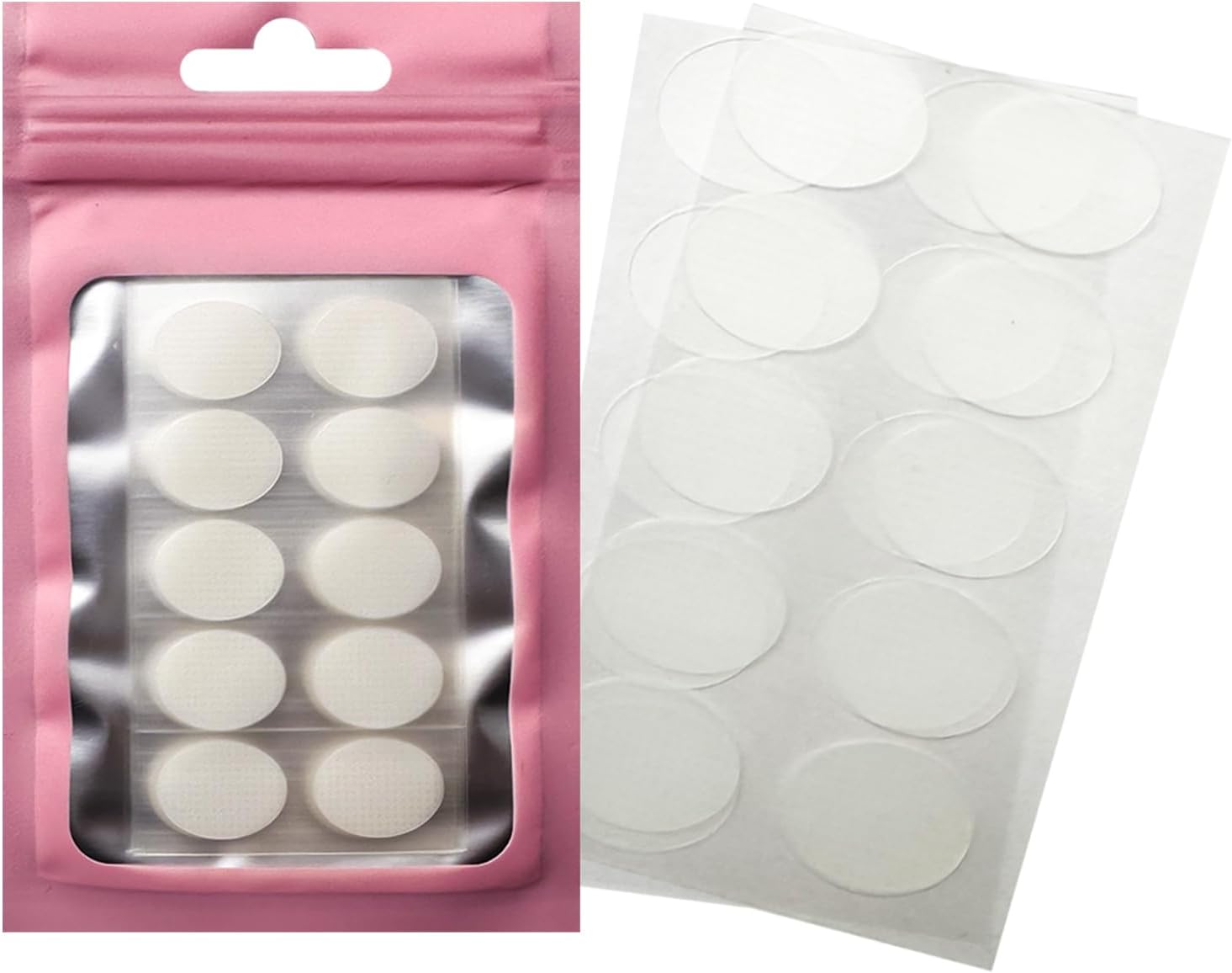 100 Patches Ear Lobe Support Patches for Earrings - Prevents Stretching，Protects Healthy Ear Lobes from Tearing - Clear & Latex-Free
