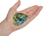 Erliway 2-3'' Labradorite Raw Crystals, Natural Rough Crystals and Healing Stones, Crystal Rocks and Gemstones for Tumbling Cabbing Fountain Rocks Decoration Wire Wrapping Reiki (0.15-0.22lb)