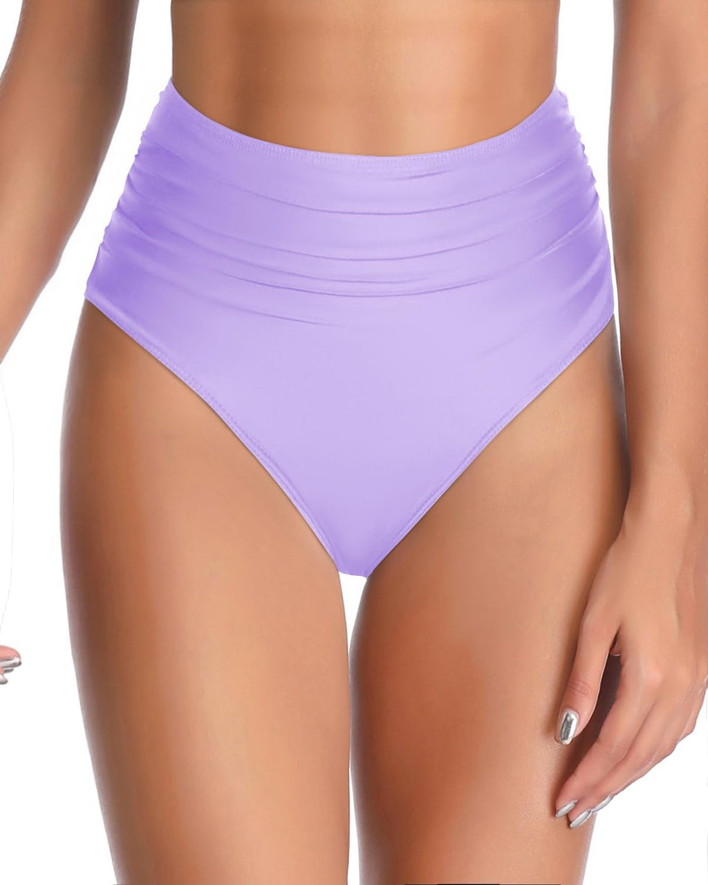 Tempt Me Women High Waisted Bikini Bottom Full Coverage Swimsuit Bottom