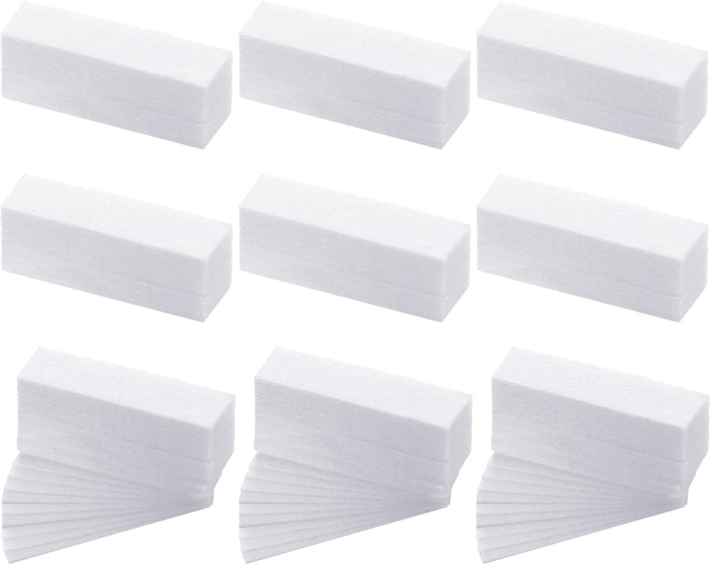 800 Pcs Non Woven Waxing Strips Hair Removal Wax Paper Facial and Body Epilating Strips for Girls Women Men