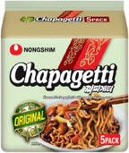 Nongshim Chapagetti Chajang Noodle, 4.5-oz 5 Packs (Made in USA)
