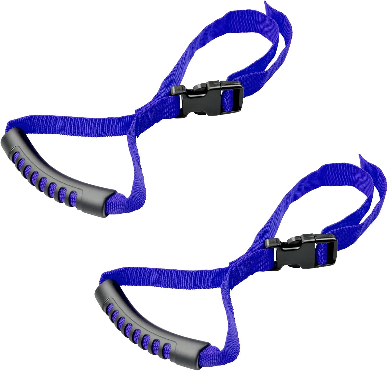 Automotive Adjustable Standing Aid Safety Handle Vehicle Support Grip Handle Disability Help Car Hand Hook- 2 pcs (Blue)