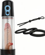 Male Enlargement Vacuum Pumps Air Pressure Device, Increase Sizes Automatic Electric Pump, Enhancement Enlarger Silicone Pocket Strength Suction Growth Pens Pump MA0-7