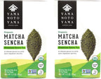 Yamamotoyama Organic Matcha Sencha Premium Green Tea (2 Pack, Total of 16oz)