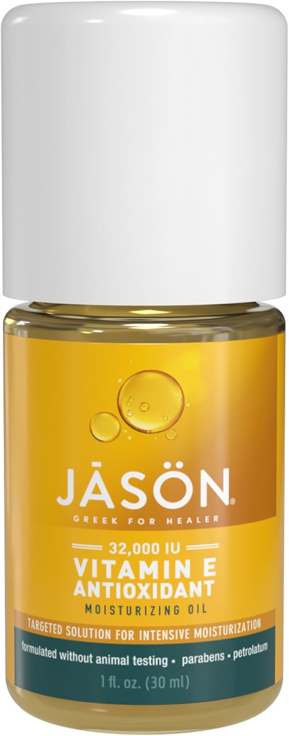 JASON Vitamin E 32,000 IU Moisturizing Oil , For Targeted Solutions, 1 Fluid Ounces