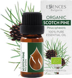 Organic Scotch Pine Essential Oil 1/3 Fl Oz (10ml) Pinus Sylvestris - 100% Pure Natural and Undiluted Therapeutic Grade for Aromatherapy Diffuser Humidifier Skin Care DIY Cosmetics