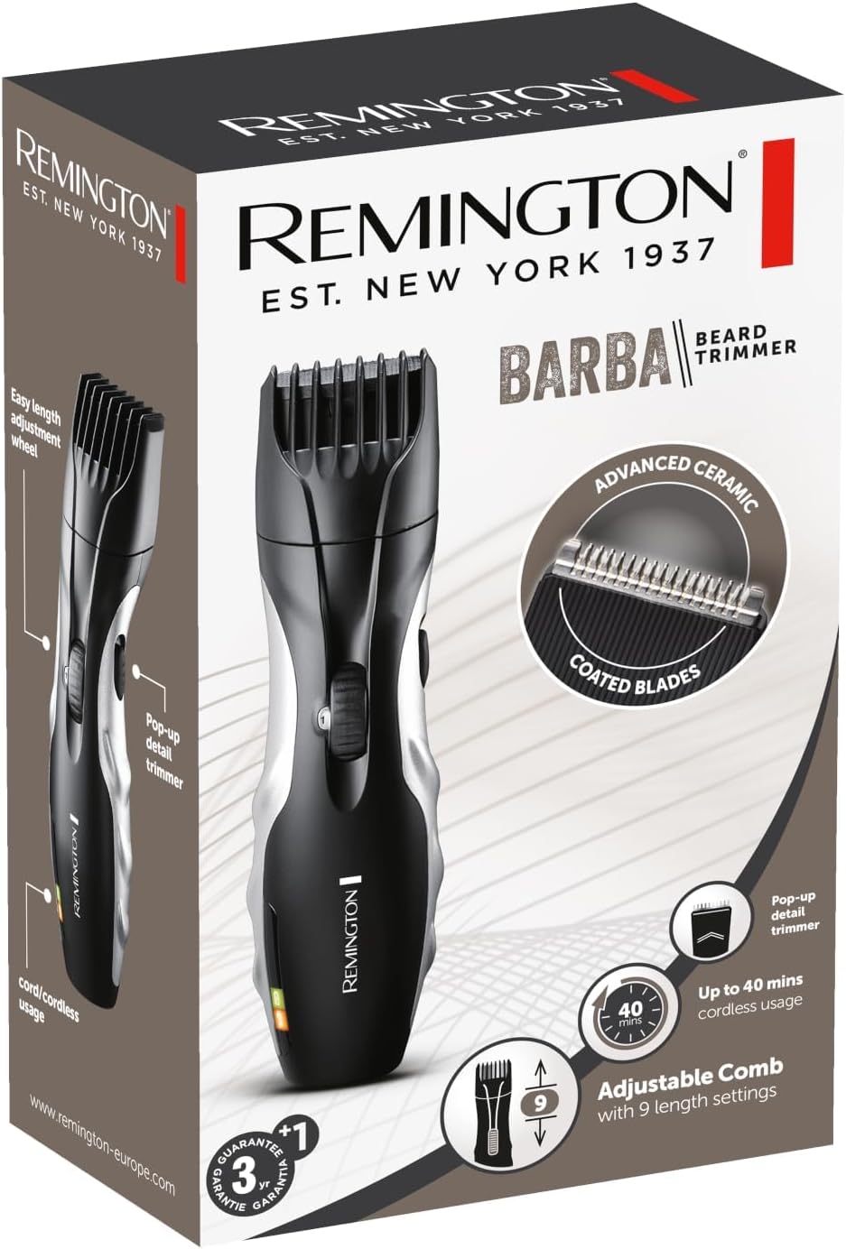 Remington Mb 320 C Beard Trimmer 'Barba'